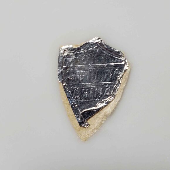 Sterling China Pansy Teacup and Saucer Purple Yellow Vintage - Picture 8 of 10